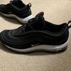 Air max 97 black and gold Olympian rings